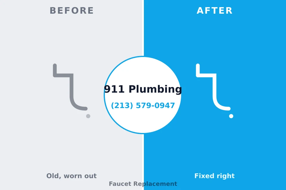 Before and after: plumbing repair El Campo, TX